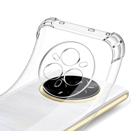 Калъф за Realme 14 Pro - Techsuit - Удароустойчив Clear Silicone - Прозрачен
