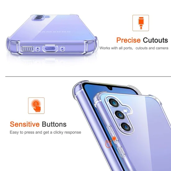 Калъф за Realme 14 / Realme 14T - Techsuit - Удароустойчив Clear Silicone - Прозрачен