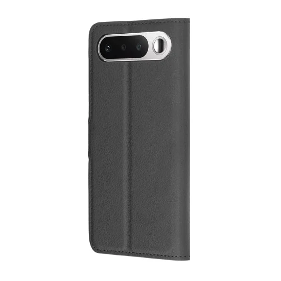 Калъф за Realme 16 5G - Leather Folio - Techsuit - Черен