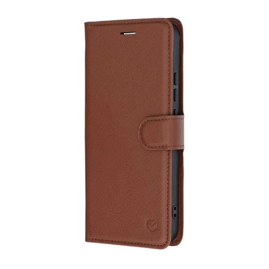 Калъф за Realme 16 5G - Leather Folio - Techsuit - Кафяв