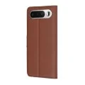 Калъф за Realme 16 5G - Leather Folio - Techsuit - Кафяв
