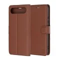 Калъф за Realme 16 5G - Leather Folio - Techsuit - Кафяв