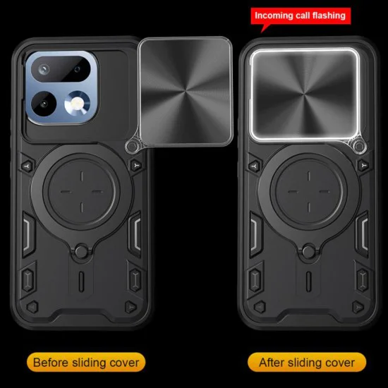 Калъф за Realme 16 Pro+ - CamGuard Pro - Techsuit - Черен