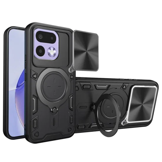 Калъф за Realme 16 Pro - CamGuard Pro - Techsuit - Черен