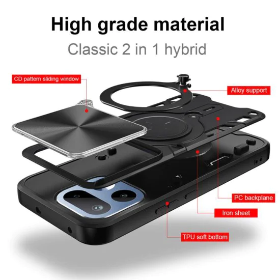 Калъф за Realme 16 Pro+ - CamGuard Pro - Techsuit - Син