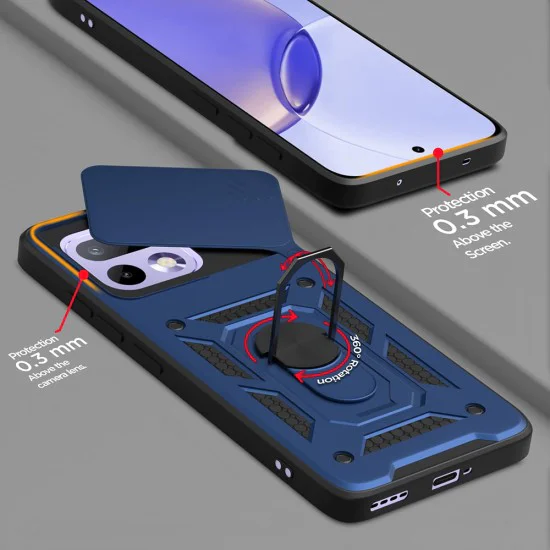 Калъф за Realme 16 Pro - CamShield Series - Techsuit - Син