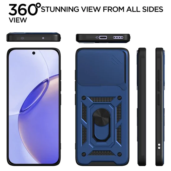 Калъф за Realme 16 Pro - CamShield Series - Techsuit - Син
