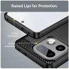 Калъф за Realme 16 Pro+ - Carbon Silicone - Techsuit - Черен