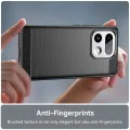 Калъф за Realme 16 Pro+ - Carbon Silicone - Techsuit - Черен