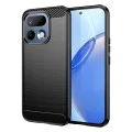 Калъф за Realme 16 Pro - Carbon Silicone - Techsuit - Черен
