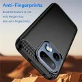 Калъф за Realme 16 Pro - Carbon Silicone - Techsuit - Черен