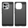 Калъф за Realme 16 Pro+ - Carbon Silicone - Techsuit - Черен