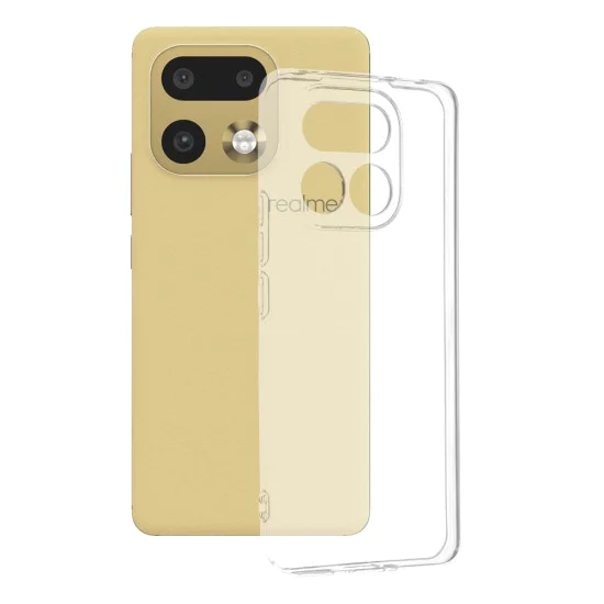 Калъф за Realme 16 Pro+ - Clear Silicone - Techsuit - Прозрачен