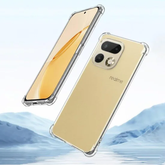 Калъф за Realme 16 Pro+ - Shockproof Clear Silicone - Techsuit - Прозрачен