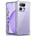 Калъф за Realme 16 Pro - Shockproof Clear Silicone - Techsuit - Прозрачен
