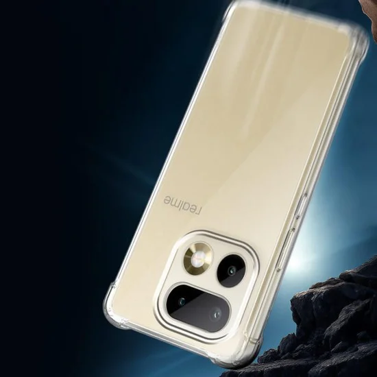 Калъф за Realme 16 Pro - Shockproof Clear Silicone - Techsuit - Прозрачен