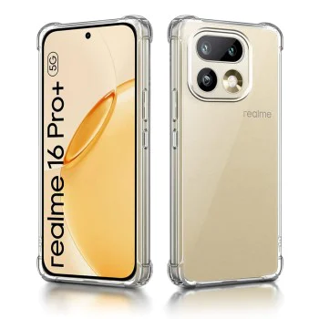 Калъф за Realme 16 Pro+ - Shockproof Clear Silicone - Techsuit - Прозрачен