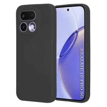 Калъф за Realme 16 Pro - SoftFlex - Techsuit - Черен