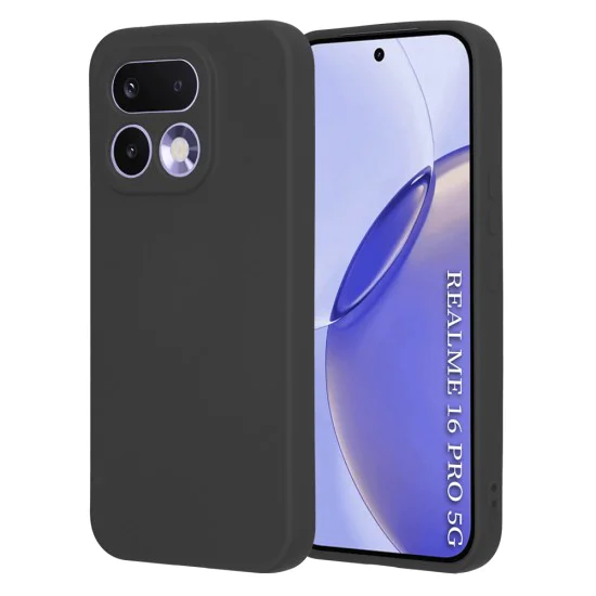 Калъф за Realme 16 Pro - SoftFlex - Techsuit - Черен