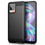 Калъф за Realme 8 4G / 8 Pro 4G - Carbon Silicone - Черен