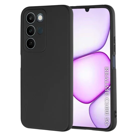 Калъф за Realme C100 5G - SoftFlex - Techsuit - Черен