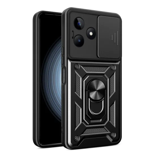 Калъф за Realme C51 / Note 50 - CamShield Series - черен