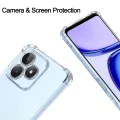 Калъф за Realme C51 / Note 50 - Удароустойчив прозрачен силикон - прозрачен