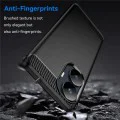 Калъф за Realme C55 - Carbon Silicone - Черен