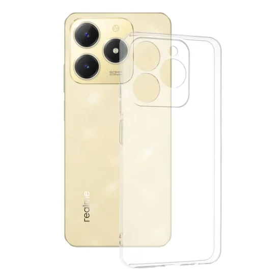 Калъф за Realme C61 - Прозрачен силикон - Прозрачен