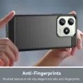 Калъф за Realme C61 / Realme C63 - Carbon Silicone - Черен