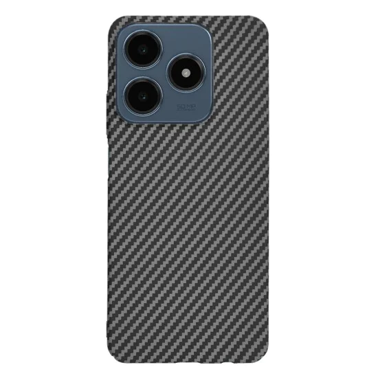Калъф за Realme C61 / Realme C63 - Carbonite FiberShell - Черен