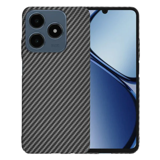 Калъф за Realme C61 / Realme C63 - Carbonite FiberShell - Черен
