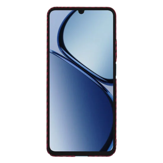 Калъф за Realme C61 / Realme C63 - Carbonite FiberShell - Червен