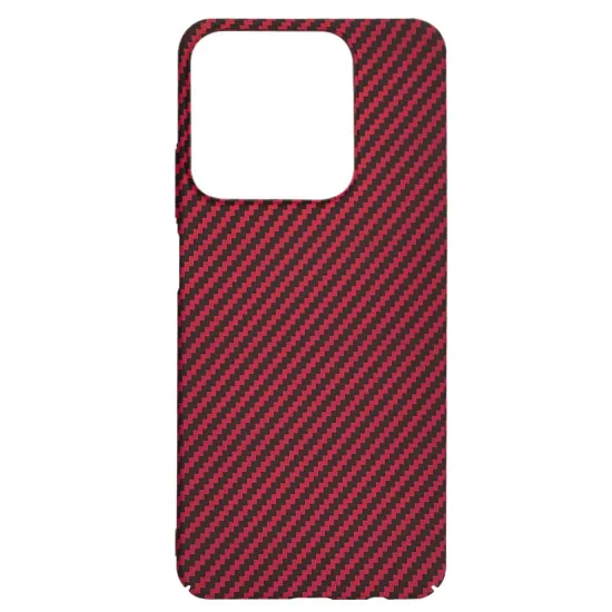 Калъф за Realme C61 / Realme C63 - Carbonite FiberShell - Червен