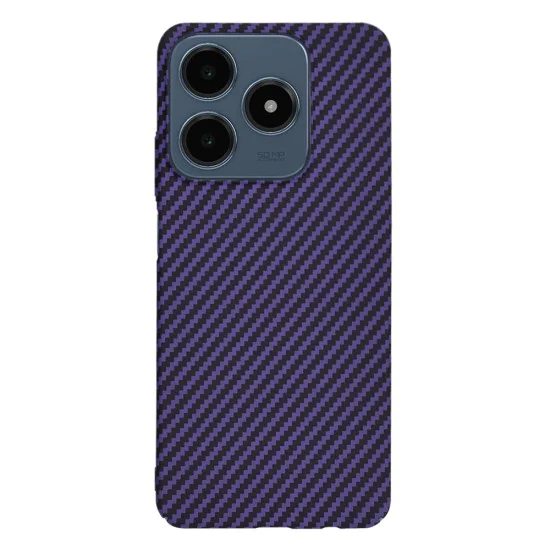Калъф за Realme C61 / Realme C63 - Carbonite FiberShell - Лилав