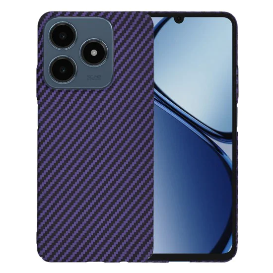 Калъф за Realme C61 / Realme C63 - Carbonite FiberShell - Лилав