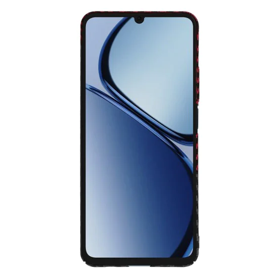Калъф за Realme C61 / Realme C63 - Carbonite FiberShell - Red Vortex