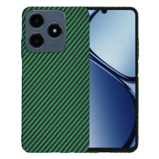 Калъф за Realme C61 / Realme C63 - Carbonite FiberShell - Зелен