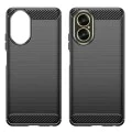 Калъф за Realme C67 4G - Carbon Silicone - Черен