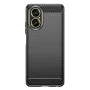Калъф за Realme C67 4G - Carbon Silicone - Черен