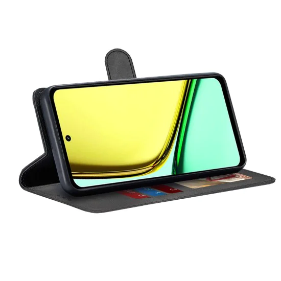Калъф за Realme C67 4G - Дневник - Черен