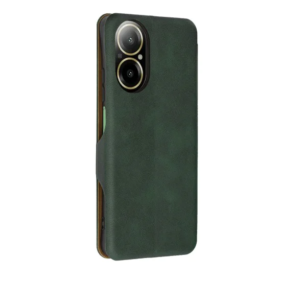 Калъф за Realme C67 4G - Techsuit - Safe Wallet Plus - Зелен