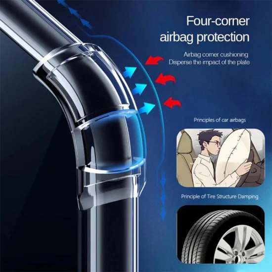 Калъф за Realme C71 - Techsuit - Удароустойчив Clear Silicone - Прозрачен