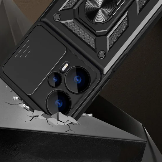 Калъф за Realme GT 6 / GT 6T - CamShield Series - черен