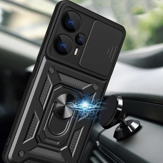 Калъф за Realme GT 6 / GT 6T - CamShield Series - черен