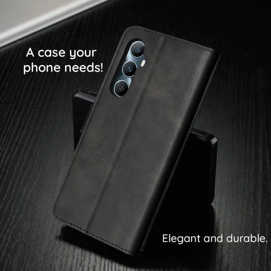 Калъф за Realme GT 6 / GT 6T - Diary Book - Черен