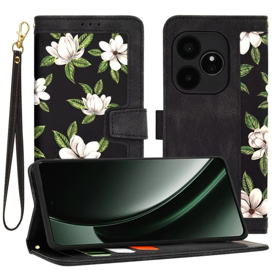 Калъф за Realme GT 6 / GT 6T - FlipCraft - Flowers of the Dawn