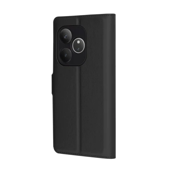 Калъф за Realme GT 6 / GT 6T - Кожено Протектор - Черен