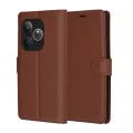 Калъф за Realme GT 6 / GT 6T - Кожено Протектор - Кафяв