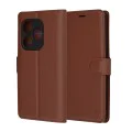 Калъф за Realme GT 6 / GT 6T - Кожено Протектор - Кафяв